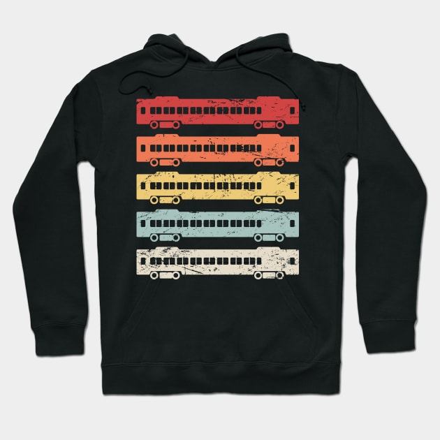 Vintage Retro Model Railroad Hoodie by MeatMan